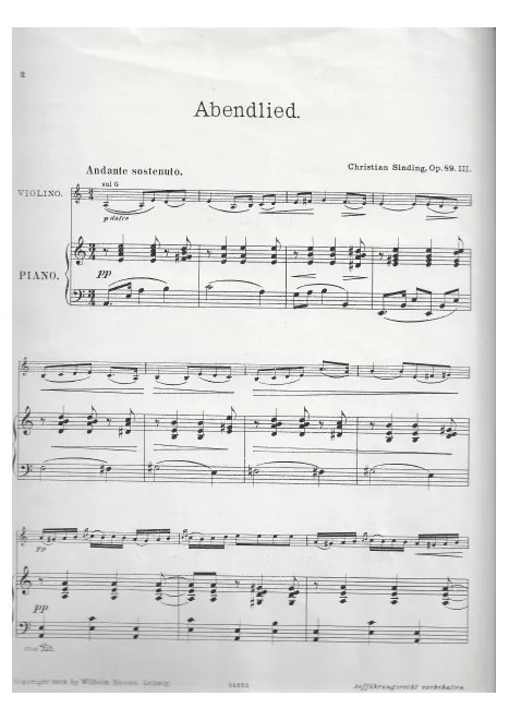 3. Abendlied