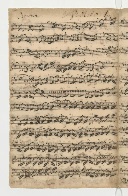 Violins I, II, Continuo