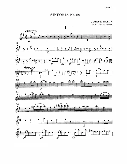 Oboe 1, 2