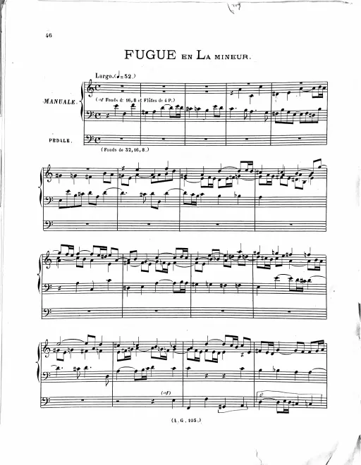 10. Fugue in , HWV 609