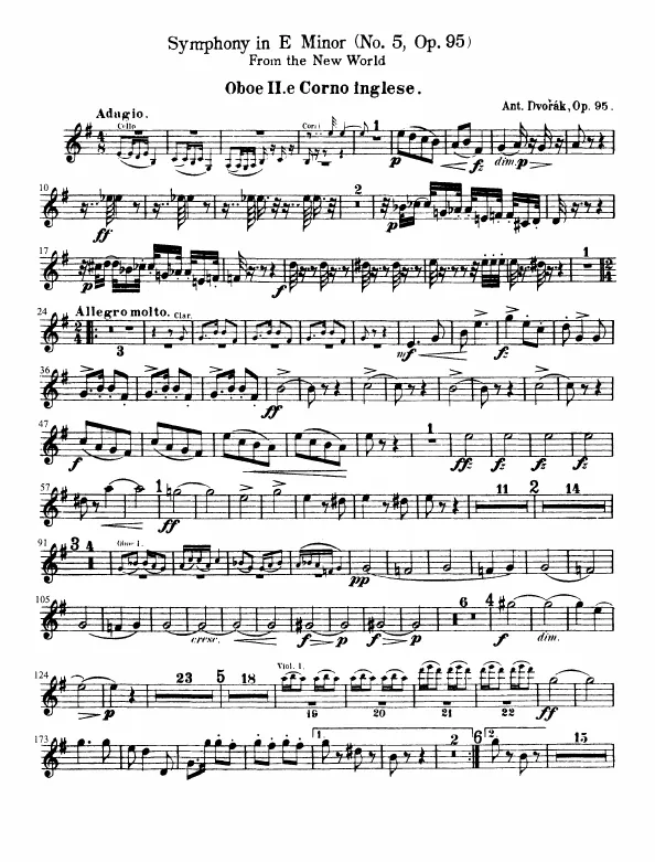 Oboe 2, English Horn
