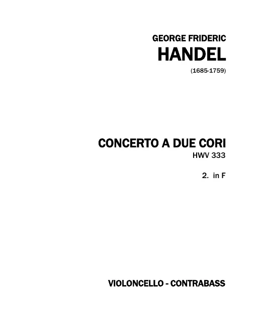 Cellos/Basses