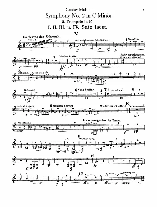 Trumpet 5 (F, Onstage)