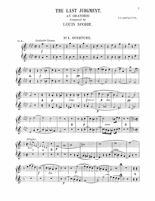 Clarinet 1/2 (A)