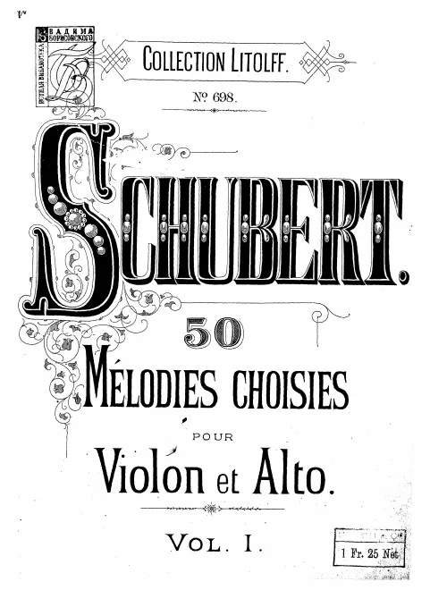Violin Part and Viola Part (Volume 1)