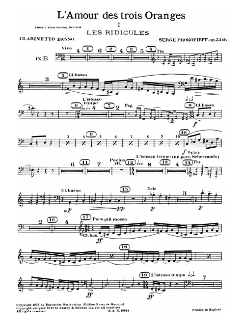 Bass Clarinet (B)