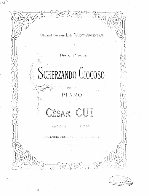 2. Scherzando giocoso (including title page)