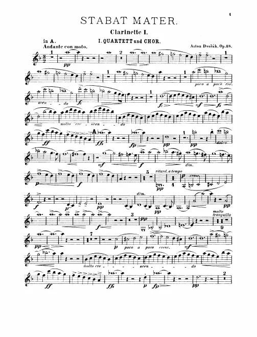 Clarinet 1, 2
