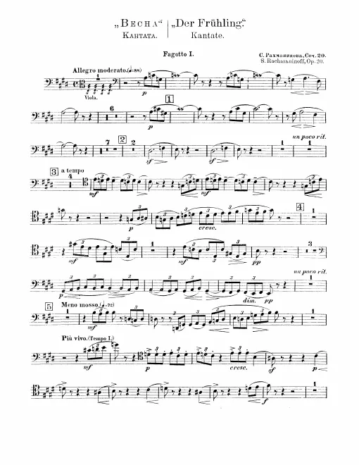 Bassoon 1, 2