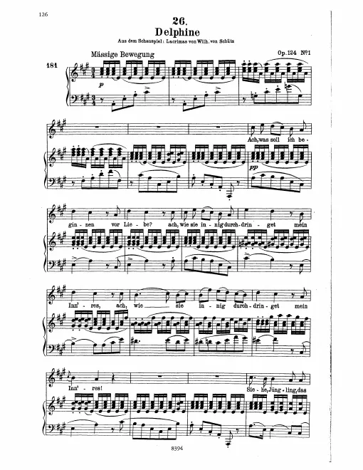 Complete Score (Original / High Voice, )
