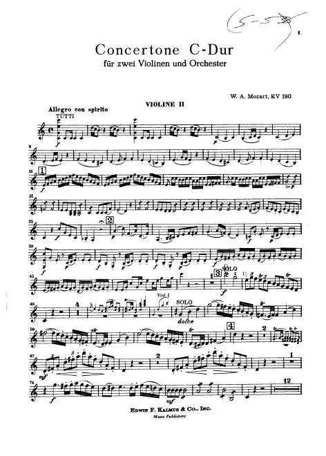 Violin 2 solo