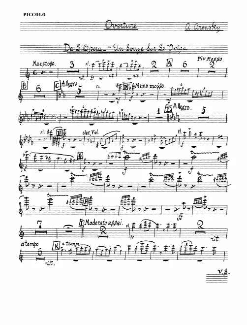 Flute 1, 2