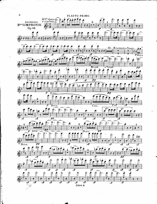 Flute 1, 2