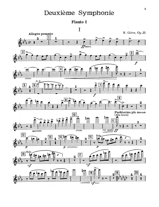 Flute 1, 2, 3/Piccolo