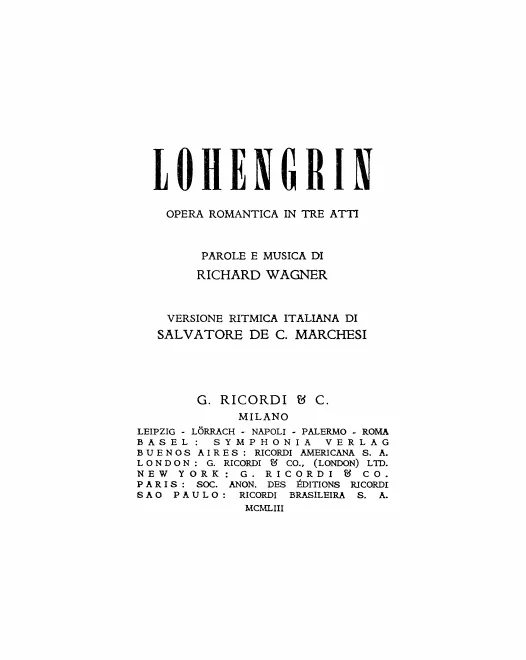 Complete Libretto