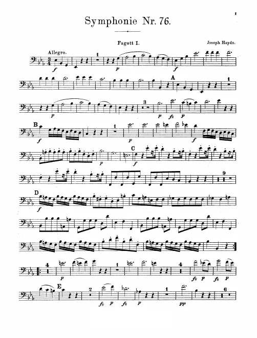 Bassoon 1, 2