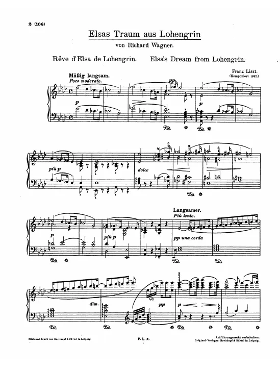 2. Elsas Traum (S.446/2)