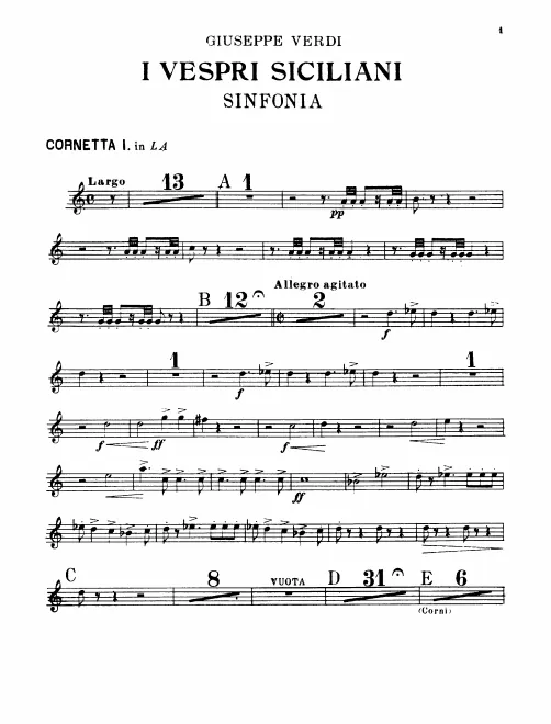Cornet 1 (A)