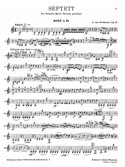 Horn (E)