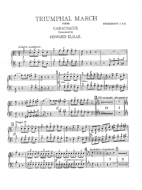 Trombones 1/2, Bass Trombone, Tuba