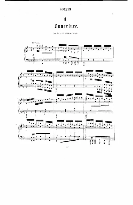 1. Overture from Cantata No.29