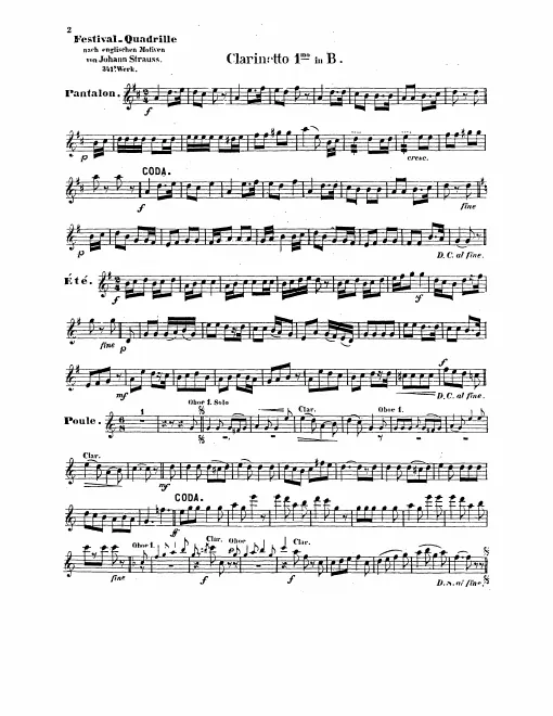 Clarinet 1, 2 (B)