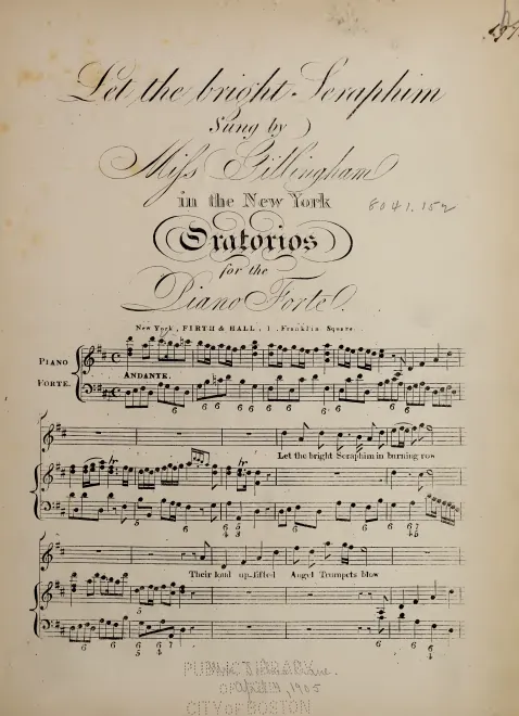 Aria: Let the Bright Seraphim (Act III, Sc.3)
