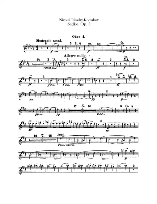 Oboe 1, 2
