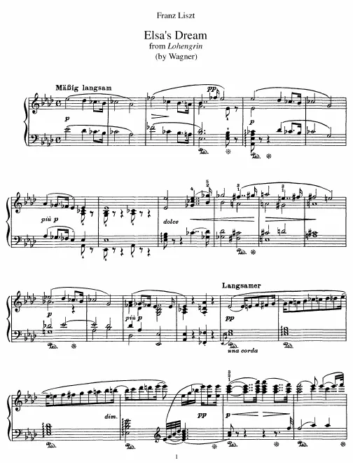 2. Elsas Traum (S.446/2)
