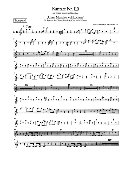 Trumpet 1 (D/C), 2, 3 (D)