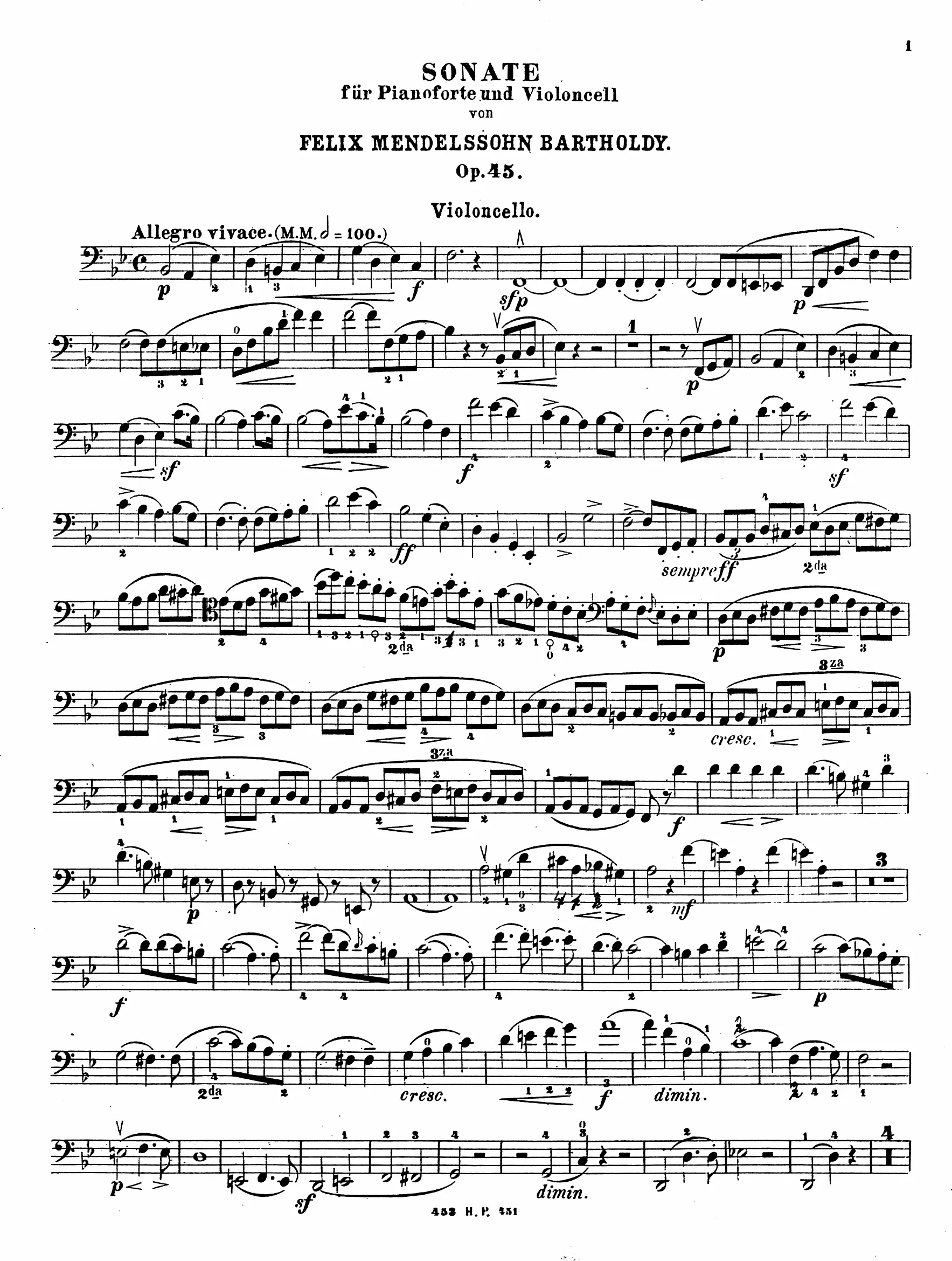 Cello Part (mono)