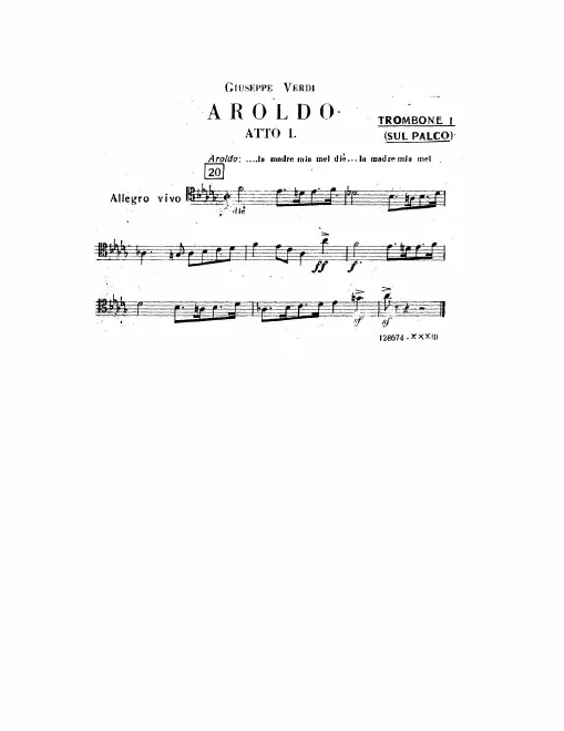 Trombone 1, 2, 3, Tuba