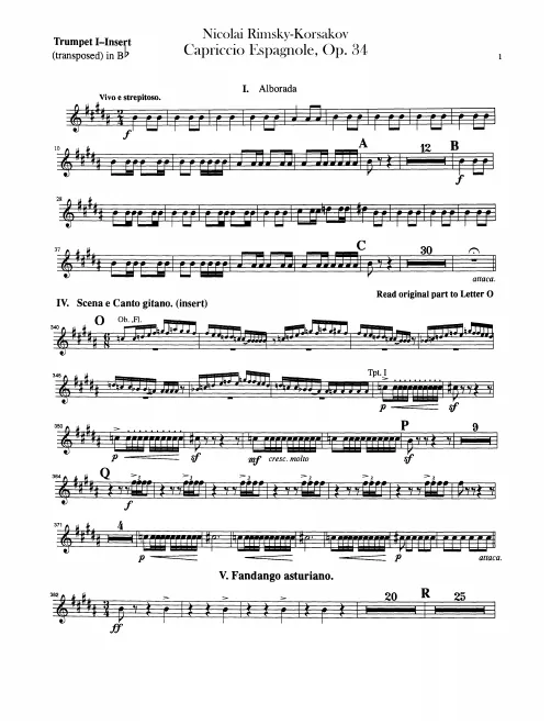 Trumpet 1, 2 (B - transposed)