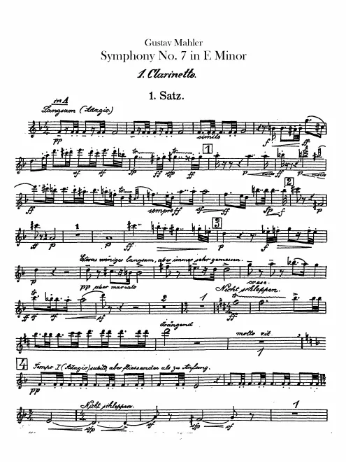 Clarinet 1 (A/B)