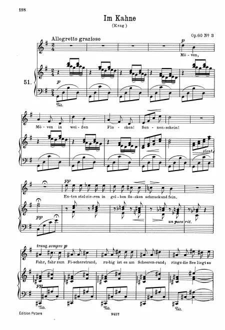 Complete Score (original / high voice, )