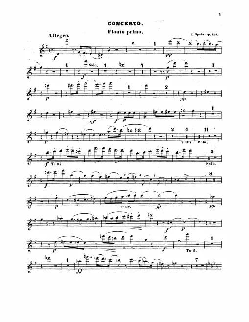 Flute 1, 2