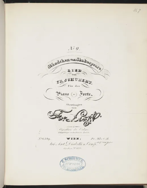9. Ständchen von Shakespeare (S.558/9)
