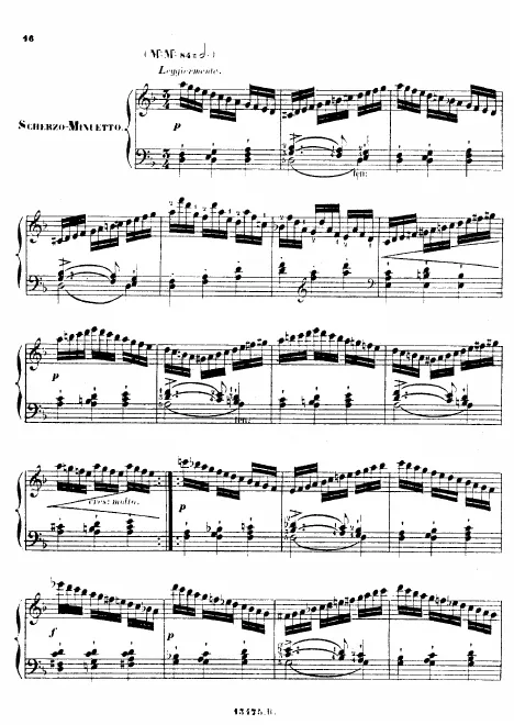 III. Scherzo-Menuetto