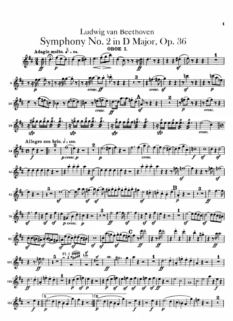Oboe 1, 2