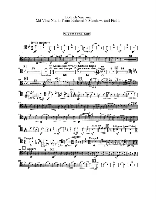 Trombone 1, 2, 3, Tuba
