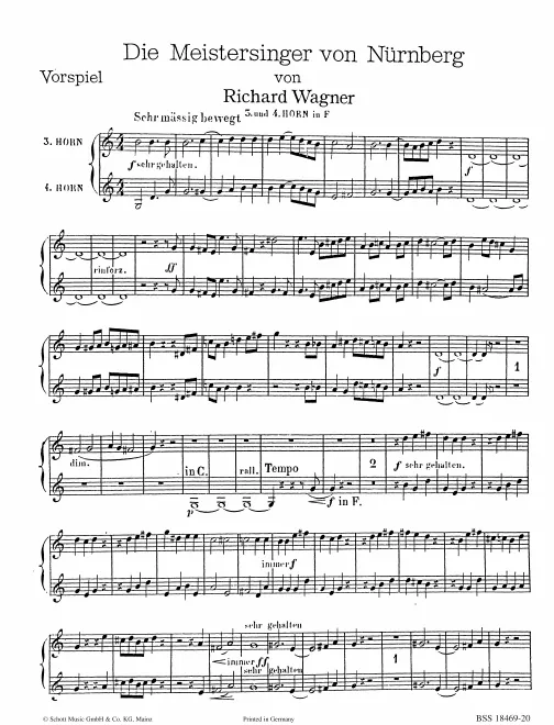 Horn 3/4 (F)