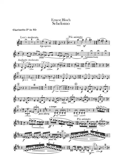 Clarinet 1, 2, Bass Clarinet (B)