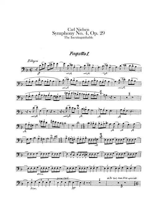 Bassoon 1, 2, 3/Contrabassoon