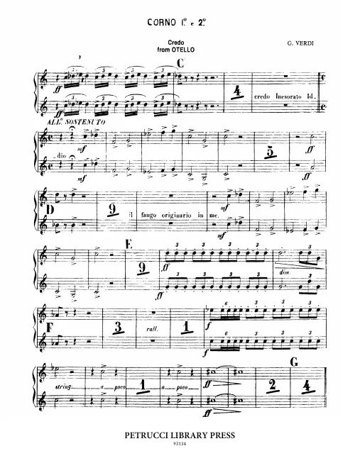Horn 1, 2 (F)