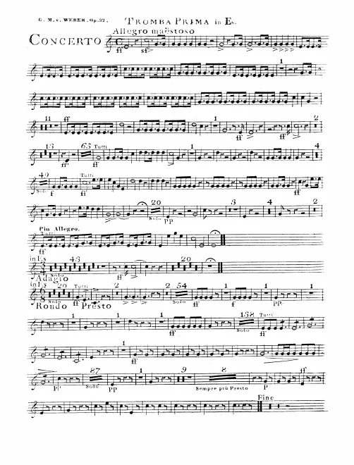 Trumpet 1, 2 (E)