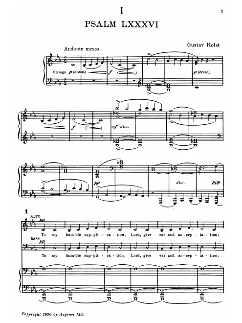 1. Psalm LXXXVI