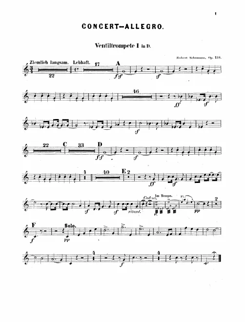 Trumpet 1, 2 (D)