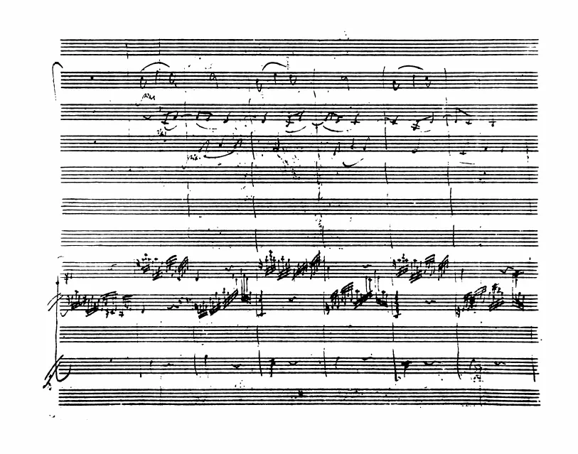 Bars 155-171 (monochrome)