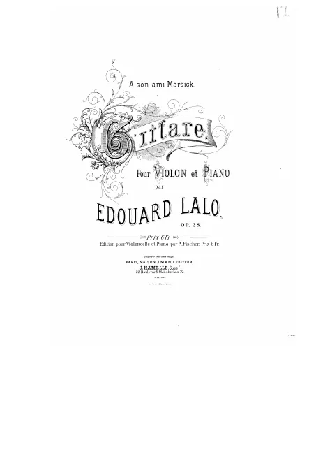 Piano Score