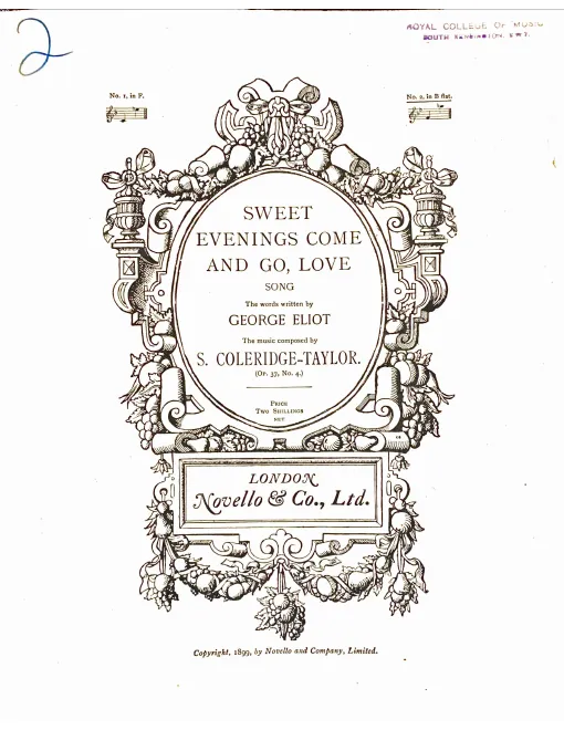 4. Sweet Evenings Come and Go, Love (Bb Major)